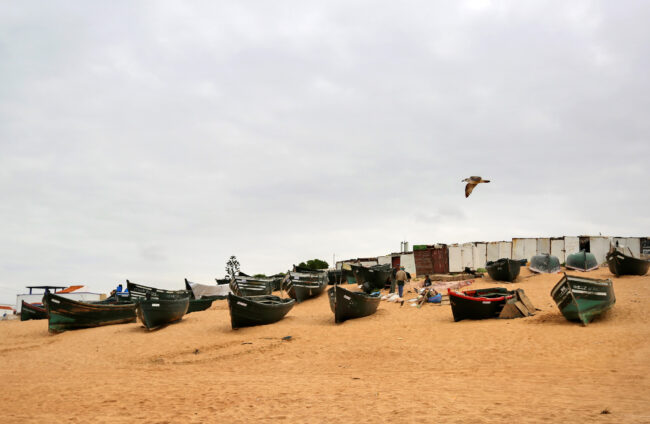 oualidia plage bateaux
