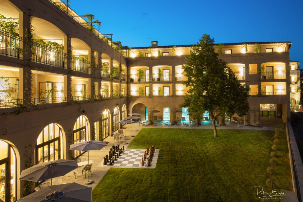 hotel hilton double tree carcassonne jardin nuit
