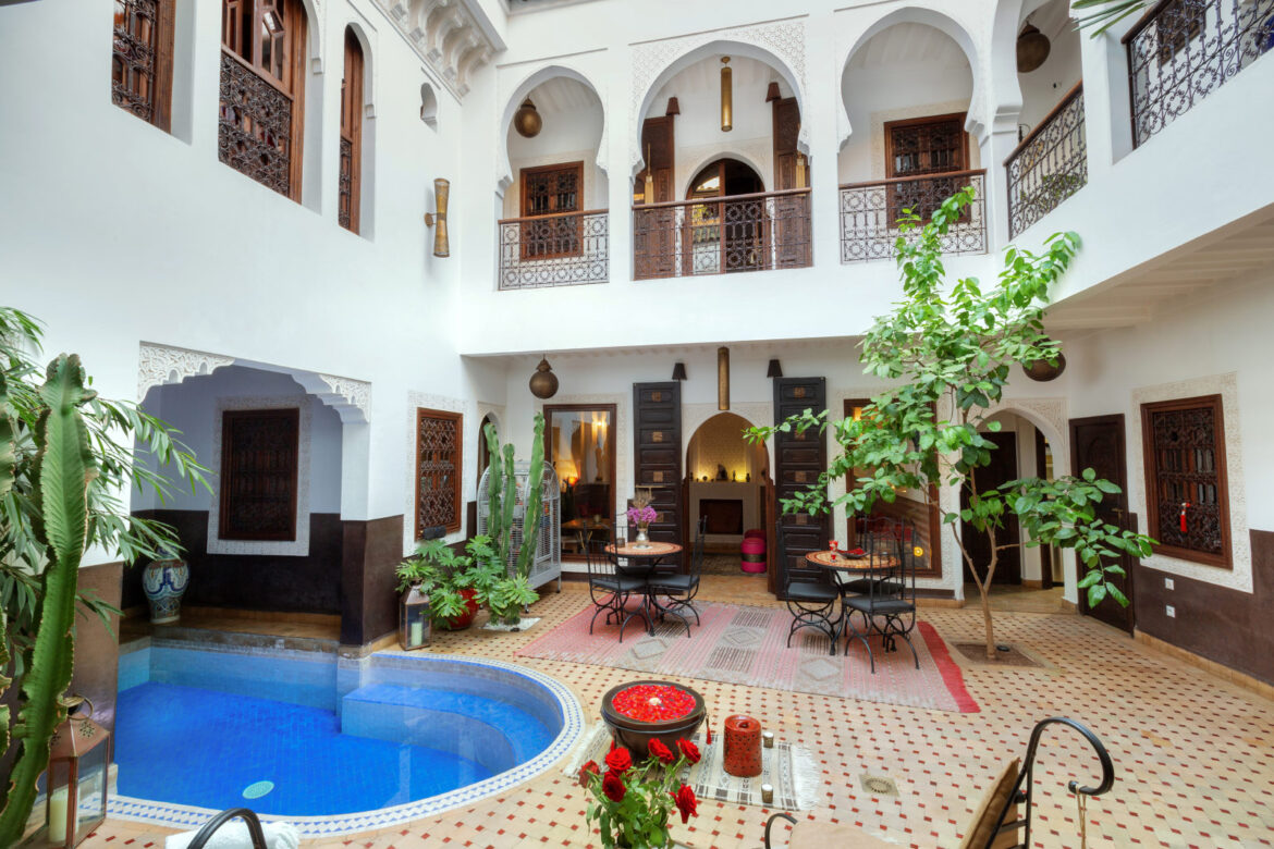 riad charme orient patio jour galerie