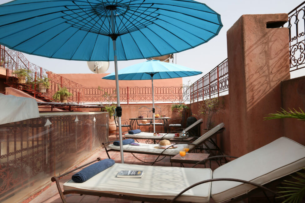 riad dar zinni terrasse jour galerie