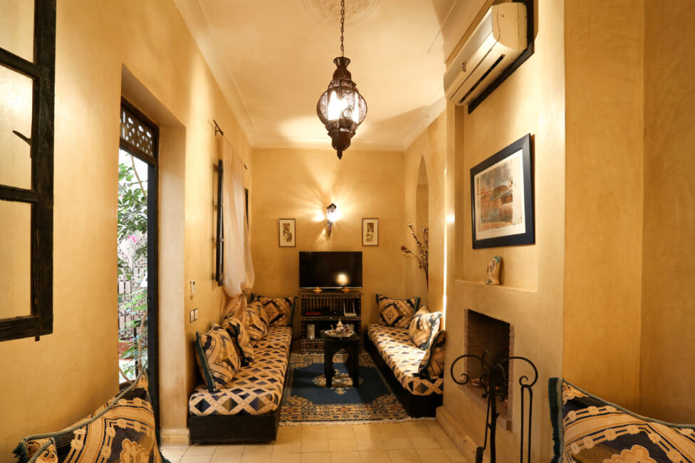 riad dar zinnia salon galerie
