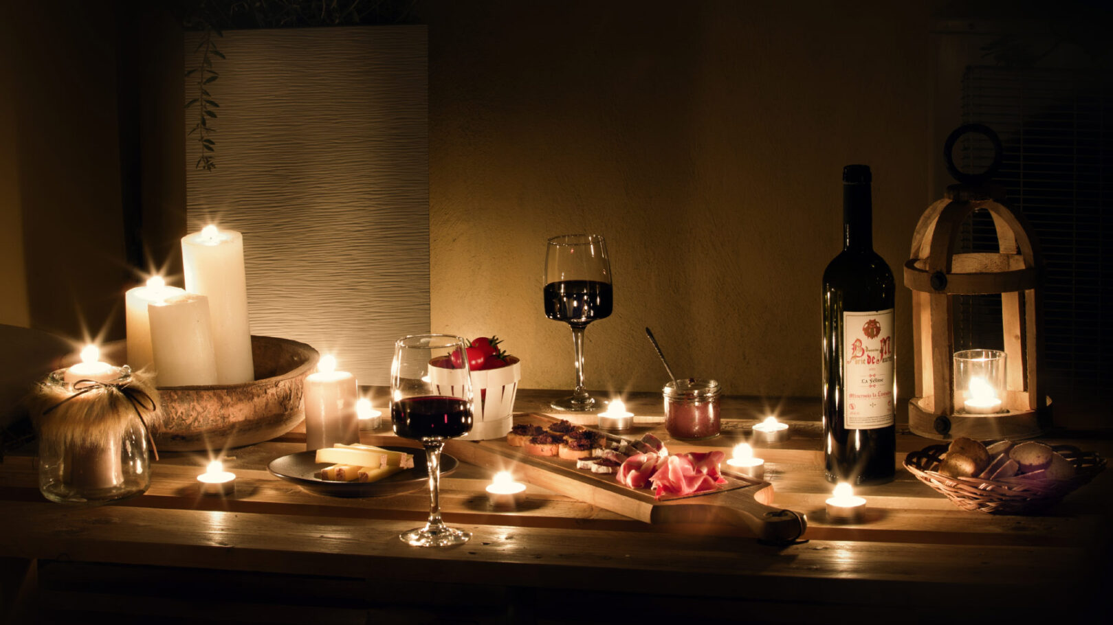 table tapas bougies galerie