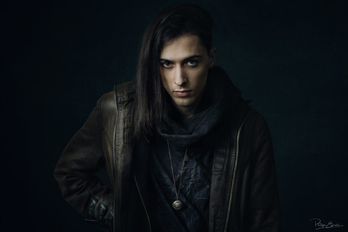 portrait masculin compositing galaad